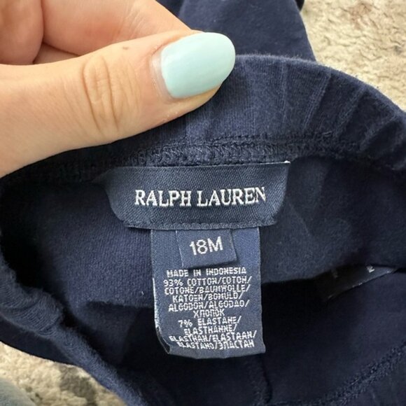 Ralph Lauren Baby Navy Blue Pants Size 18 Months - Picture 3 of 3